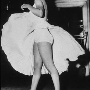 Seven Year Itch The Marilyn Monroe during filming in New York 1954
