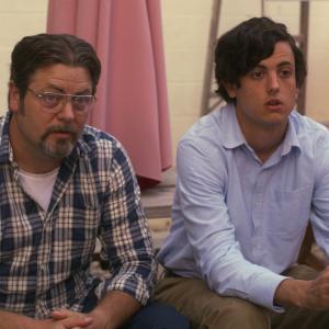 Still of Nick Offerman and Keith Poulson in Somebody Up There Likes Me (2012)