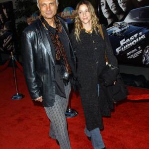 Robert Miano with Silvia Spross at the Premier of Fast and The Furious in Los Angeles