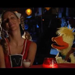 Duck walks into a Bar Silvia Spross as Swiss Miss Stalker