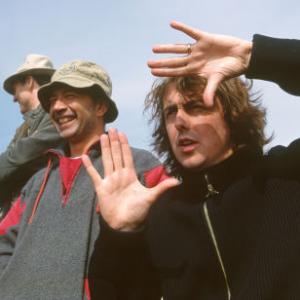 Director Garth Jennings (right).
