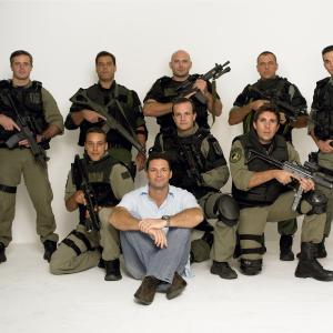 Director Jorge W Atalla with members of the Sao Paulo Brazil Special Rescue Unit