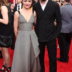 Tatiana Maslany and Tom Cullen at event of The 21st Annual Screen Actors Guild Awards 2015