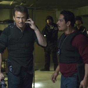 Still of Sean Patrick Flanery and Greg Serano in Deadly Impact 2010