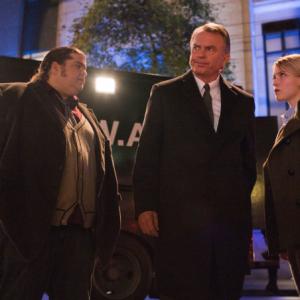 Still of Sam Neill Jorge Garcia and Sarah Jones in Alcatraz 2012