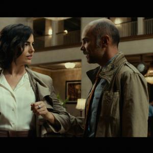 Camilla Belle and Greg Stuhr in The American Side