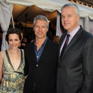 Tim Robbins Rachel McAdams and Neil Burger at event of The Lucky Ones 2008