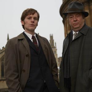 Still of Roger Allam and Shaun Evans in Endeavour 2013