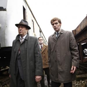 Still of Roger Allam Shaun Evans and Jack Laskey in Endeavour 2013