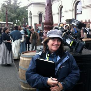 filming The Mystery of a Hansom Cab in Williamstown Melbourne Vic Australia