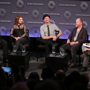 Neil Patrick Harris, Nathan Fillion, Joss Whedon, Felicia Day and Dave Itzkoff at event of Dr. Horrible's Sing-Along Blog (2008)