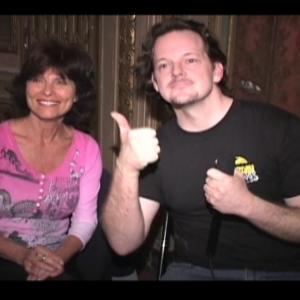 Stever gives Adrienne Barbeau a 'thumbs-up'
