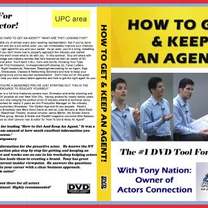 DVD Cover Design For 'How To Get And Keep An Agent.'