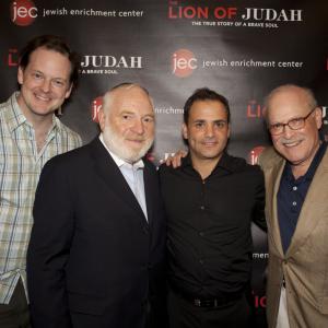 Michael Stever with director Matt Mindell at his Lion Of Judah screening 2012