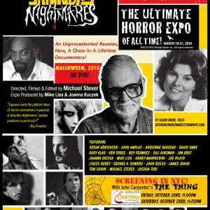 Official poster for 'Saturday Nightmares: The Ultimate Horror Expo Of All Time!'