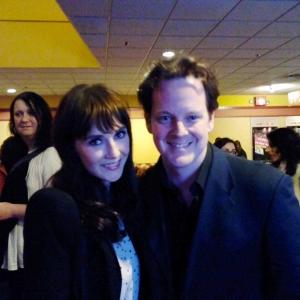 Michael Stever with the stunning Carice Van Houten at Black Butterflies screening in NYC