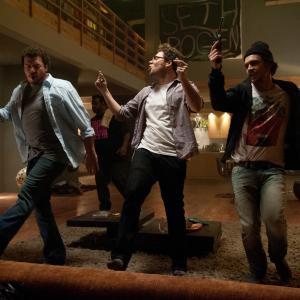 Still of James Franco, Seth Rogen and Danny McBride in Dabar jau tikrai sikna (2013)