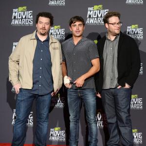 Seth Rogen Danny McBride and Zac Efron at event of 2013 MTV Movie Awards 2013