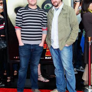 Seth Rogen and Danny McBride at event of Kung Fu Panda 2 (2011)