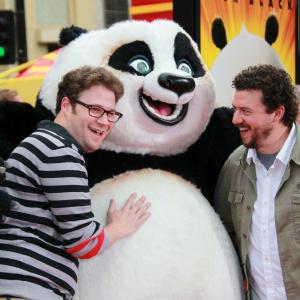Seth Rogen and Danny McBride at event of Kung Fu Panda 2 2011