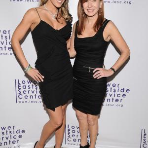 Heidi Albertsen and Nicole Miller at the Lower Eastside Service Center gala in May 2010 in New York City