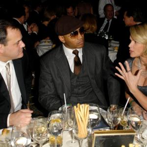 Heidi Albertsen speaking with LL Cool J at the 7th Annual GEM Awards hosted by the hosted by Jewelers of America January 12 2009