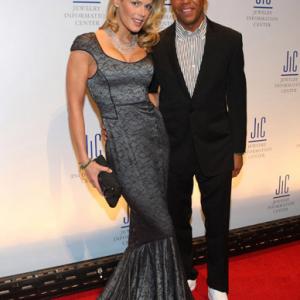 Heidi Albertsen and Russell Simmons at the 7th Annual GEM Awards, January 12, 2009.