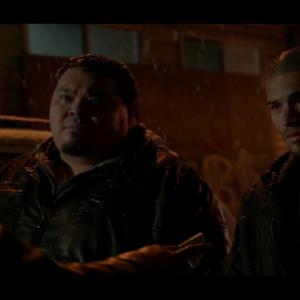Pedro Miguel Arce and Miguel Gomez in The Strain