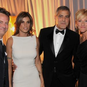 George Clooney Matthew Perry Edie Falco and Elisabetta Canalis
