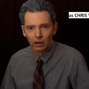Dave as Chris Walken in an original comedic parody of Chris portraying his SNL character 