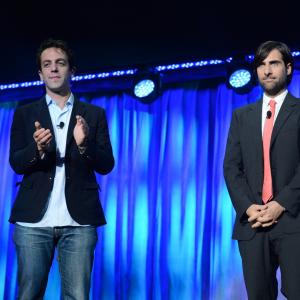 Jason Schwartzman and BJ Novak at event of Isgelbeti pona Benksa 2013