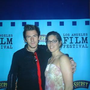 Luke Barnett and Guest  Nearing Grace Premier  Los Angeles Film Festival