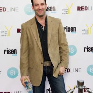 Kevin Sizemore at the San Diego Film Festival for the world premier of his film Red Line