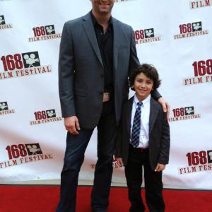 Kevin Sizemore and Gunnar Sizemore 168 Film Festival for their nominated film Shaken