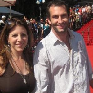 Kevin Sizemore and Gina Lombardi at premier of More Than A Game