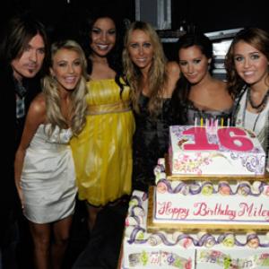 Billy Ray Cyrus Ashley Tisdale Tish Cyrus Miley Cyrus Jordin Sparks and Julianne Hough