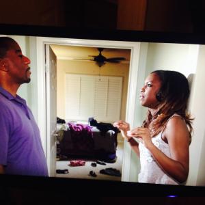 Reggie Gaskins and Selena Thurmond in a scene from 