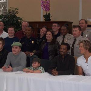 Cullen Moss at Wilmington NC One Tree Hill charity signing with fellow cast members
