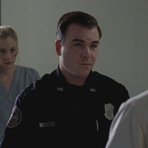 Cullen Moss, as the not-so-nice Gorman (Erik Jensen and Emily Kinney), on The Walking Dead.