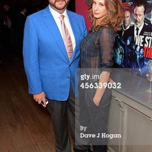 Jonathan Sothcott and Emily Shaw at the premiere of We Still Kill The Old Way