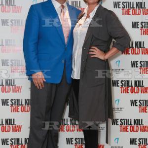 Jonathan Sothcott and Lisa McAllister at the premiere of We Still Kill The Old Way
