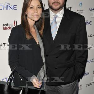 Jonathan Sothcott and Anouska Mond at the London premiere of The Machine March 2014