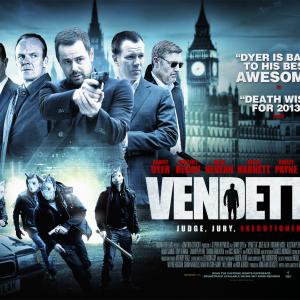 UK Quad poster for Vendetta produced by Jonathan Sothcott