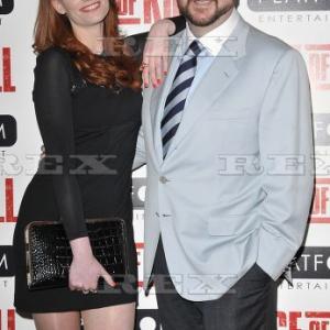 Jonathan Sothcott and Tamar Higgs at the Age of Kill premiere in London