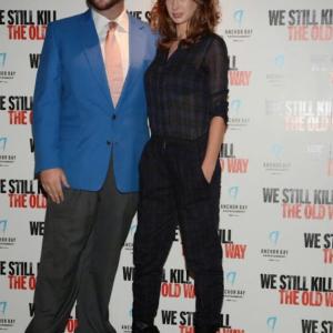 Jonathan Sothcott and Emily Agnes at the We Still Kill The Old Way premiere