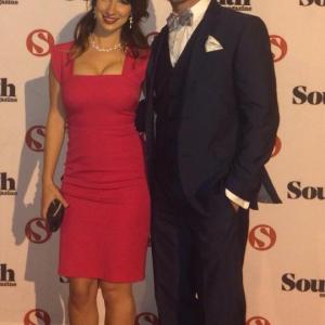 At the SOUTH Magazine release party with Alexis Nelson.