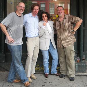 With Barry Braverman, Wes Anderson and Fran Leibowitz, NYC