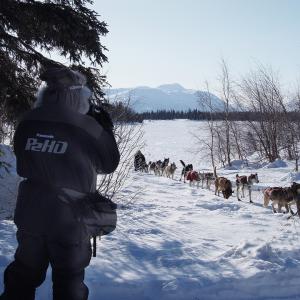 Michael Caporale on the Iditarod Trail for Panasonic