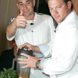 Andre Agassi and Tyler Florence