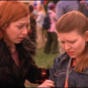 Still of Alyson Hannigan and Amber Benson in Vampyru zudike 1997